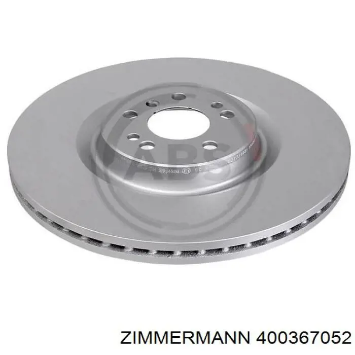 Гальмівні диски передні 400367052 Zimmermann