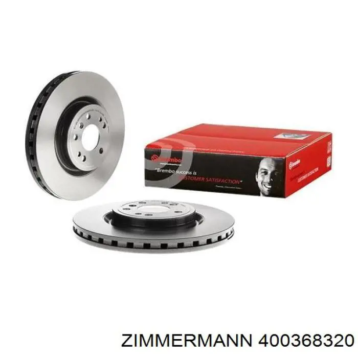Гальмівні диски передні 400368320 Zimmermann