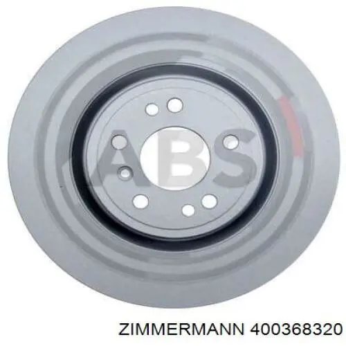 Диск переднього гальма Zimmermann 400368320 ціна, від 84.89 USD
