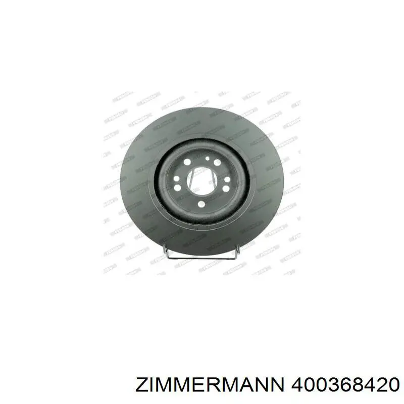 Диск гальмівний передній 400368420 Zimmermann