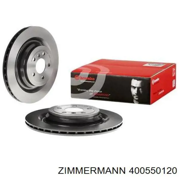 Купити 400550120 Zimmermann Диск заднього гальма