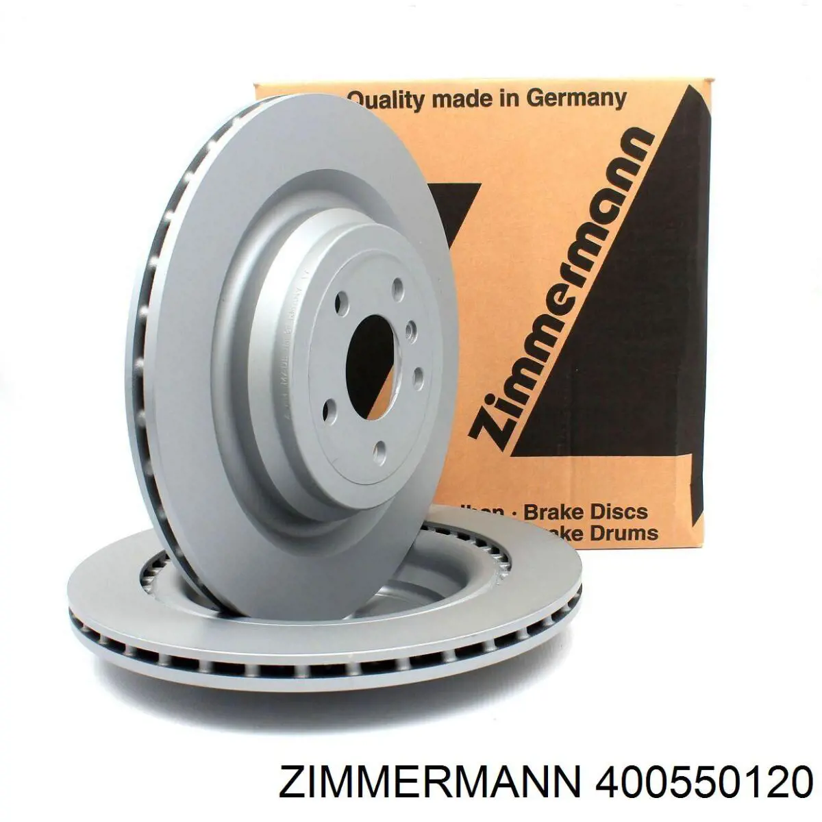 400550120 Zimmermann диск гальмівний задній