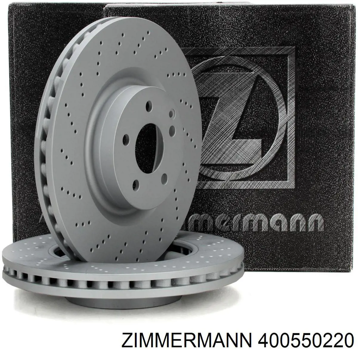 Диск гальмівний передній Zimmermann 400550220