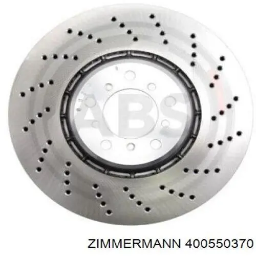 400550370 Zimmermann Гальмо дискове переднє