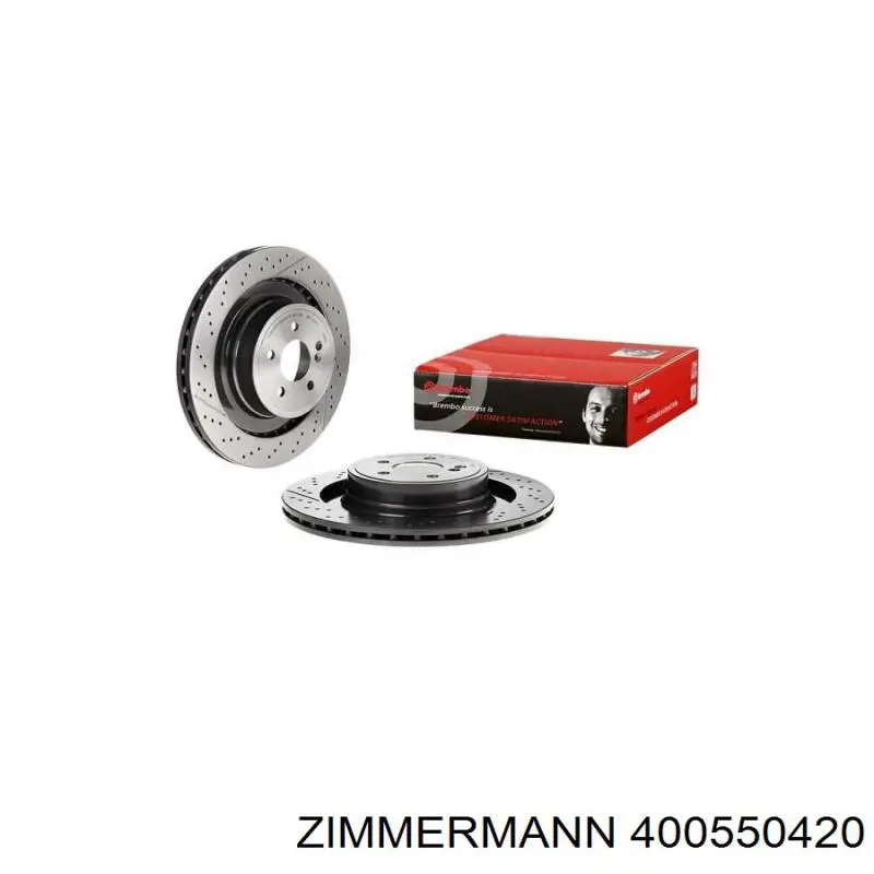 Задні дискові гальма Zimmermann 400550420 ціна, від 130.04 USD