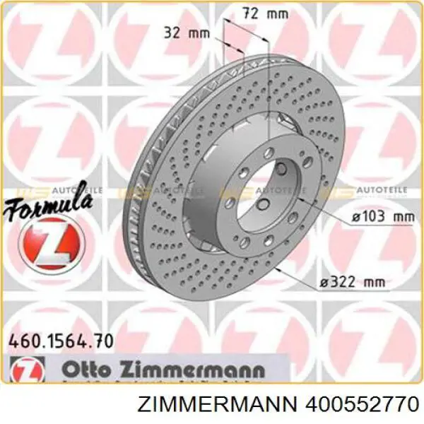 Купити 09B84833 Brembo Ротор гальмівний
