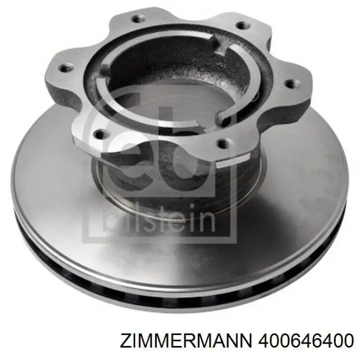 400646400 Zimmermann диск гальмівний задній
