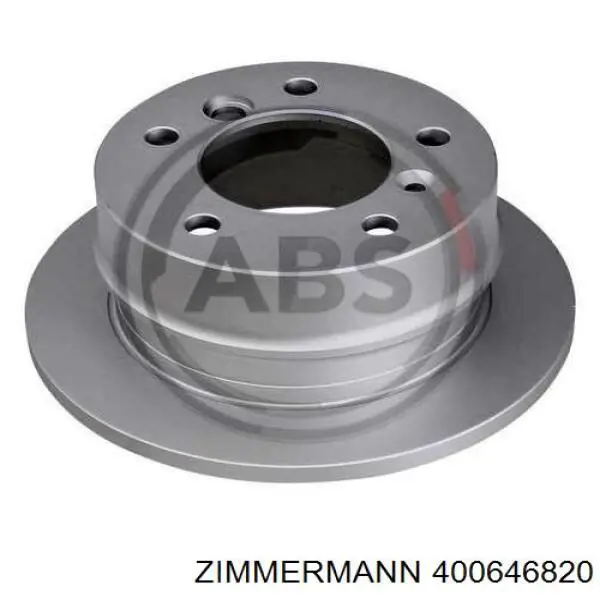 Диск гальмівний задній Zimmermann 400646820