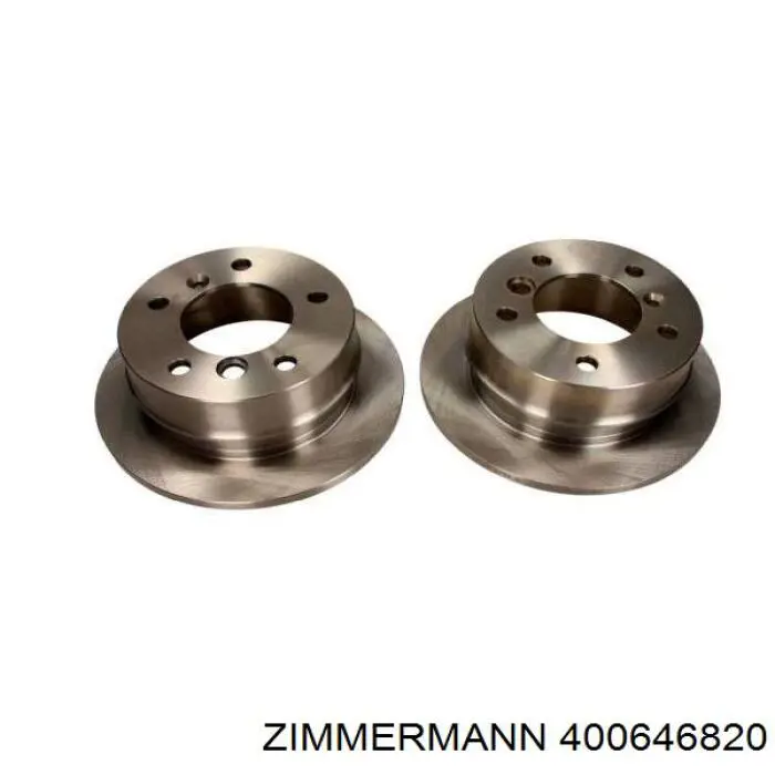 400646820 Zimmermann диск гальмівний задній
