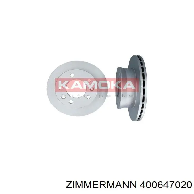 400647020 Zimmermann Гальмо дискове переднє