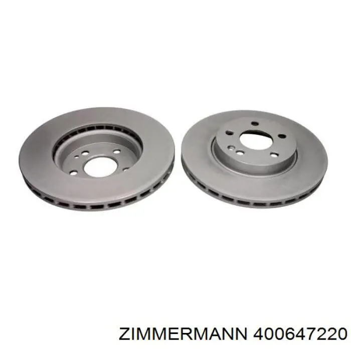 Гальмівні диски передні 400647220 Zimmermann