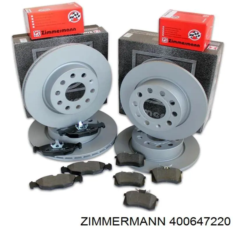 Диск переднього гальма Zimmermann 400647220 ціна, від 55.60 USD