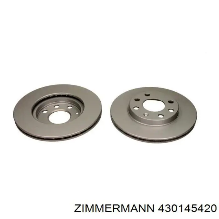 Гальмівні диски передні 430145420 Zimmermann