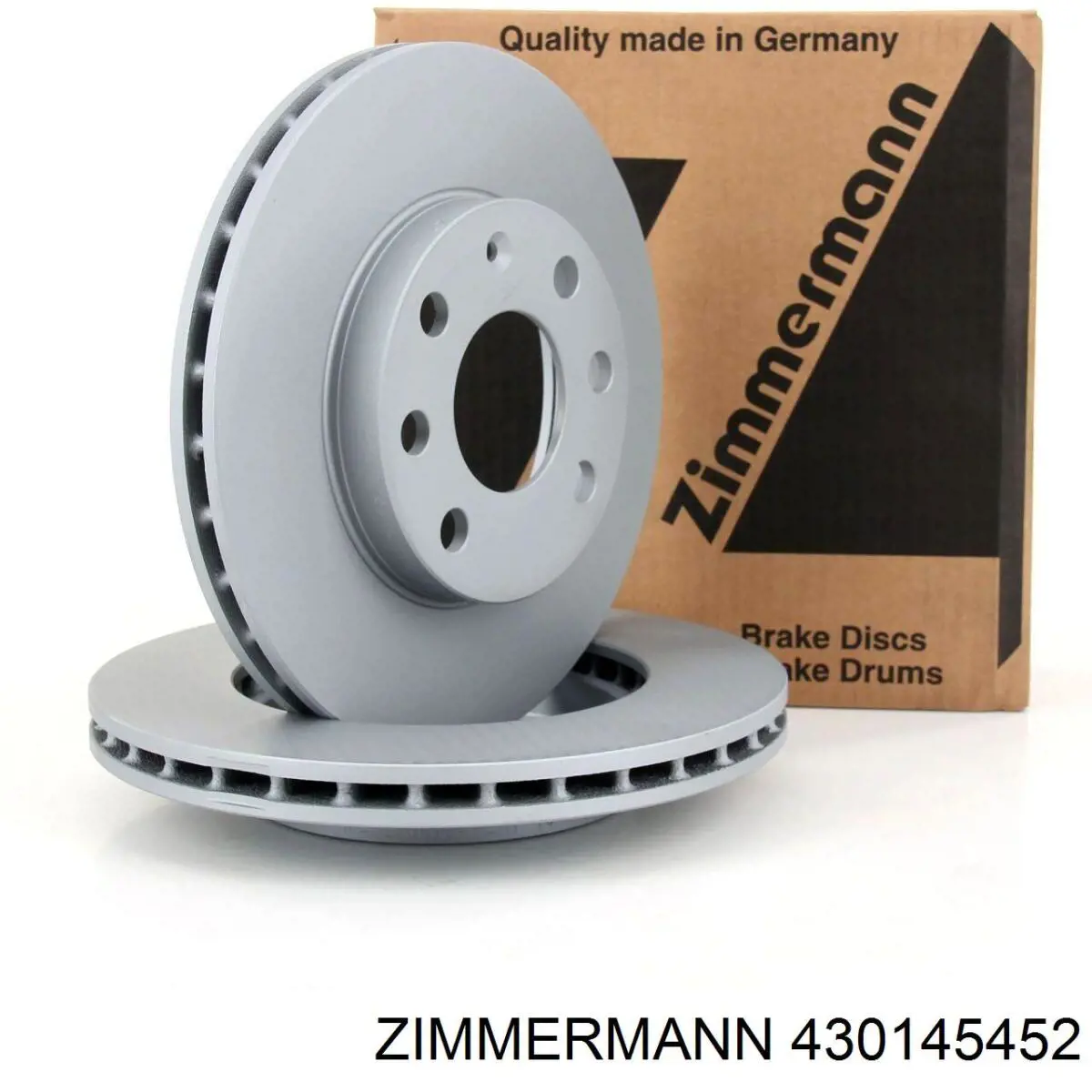 Диск переднього гальма Zimmermann 430145452 ціна, від 19.34 USD