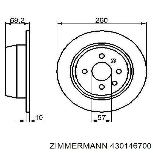 430146700 Zimmermann Дискові гальма