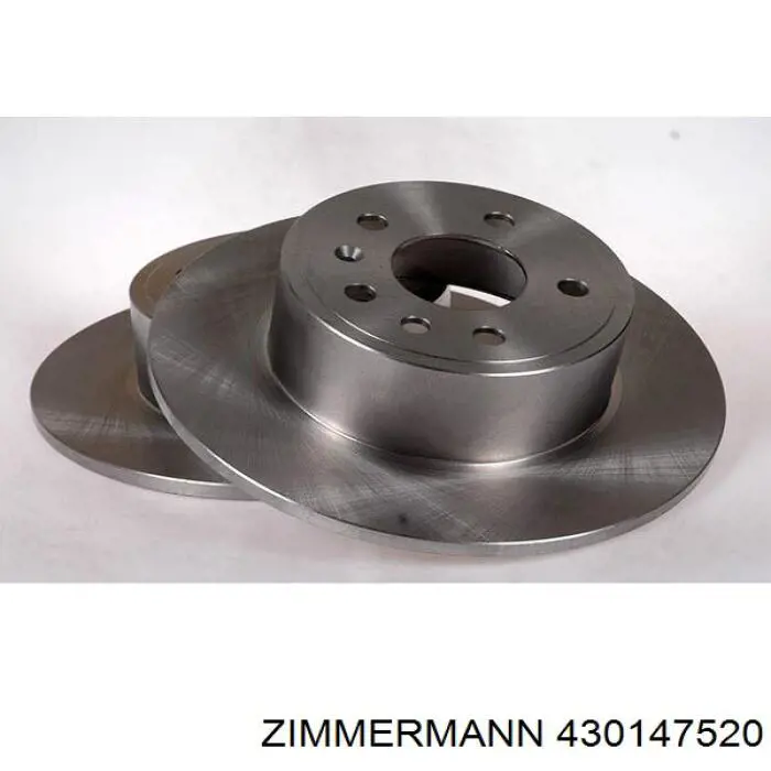 Диск гальмівний задній Zimmermann 430147520
