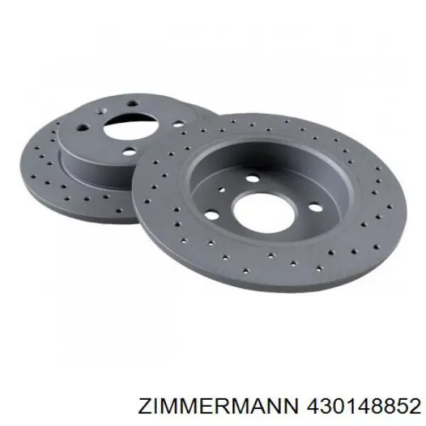 430148852 Zimmermann диск гальмівний передній