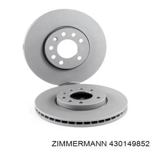 Диск переднього гальма Zimmermann 430149852 ціна, від 36.04 USD