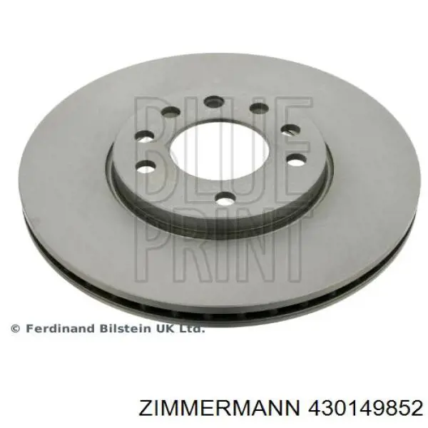 430149852 Zimmermann диск гальмівний передній