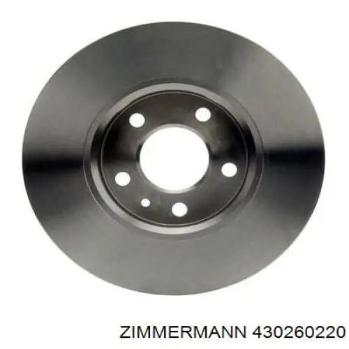 Диск переднього гальма Zimmermann 430260220 ціна, від 49.72 USD