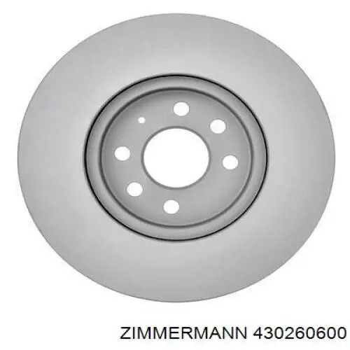 Диск гальмівний передній Zimmermann 430260600