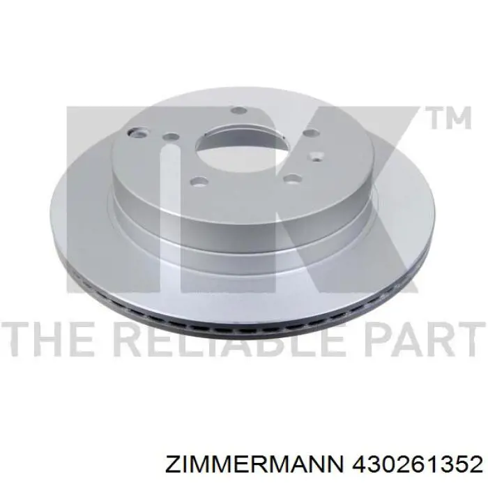 Купити 430261352 Zimmermann Диск заднього гальма