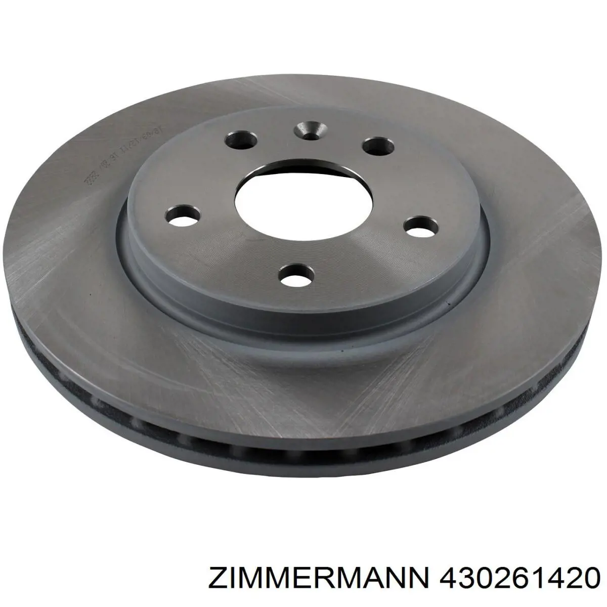 Диск переднього гальма Zimmermann 430261420 ціна, від 51.24 USD