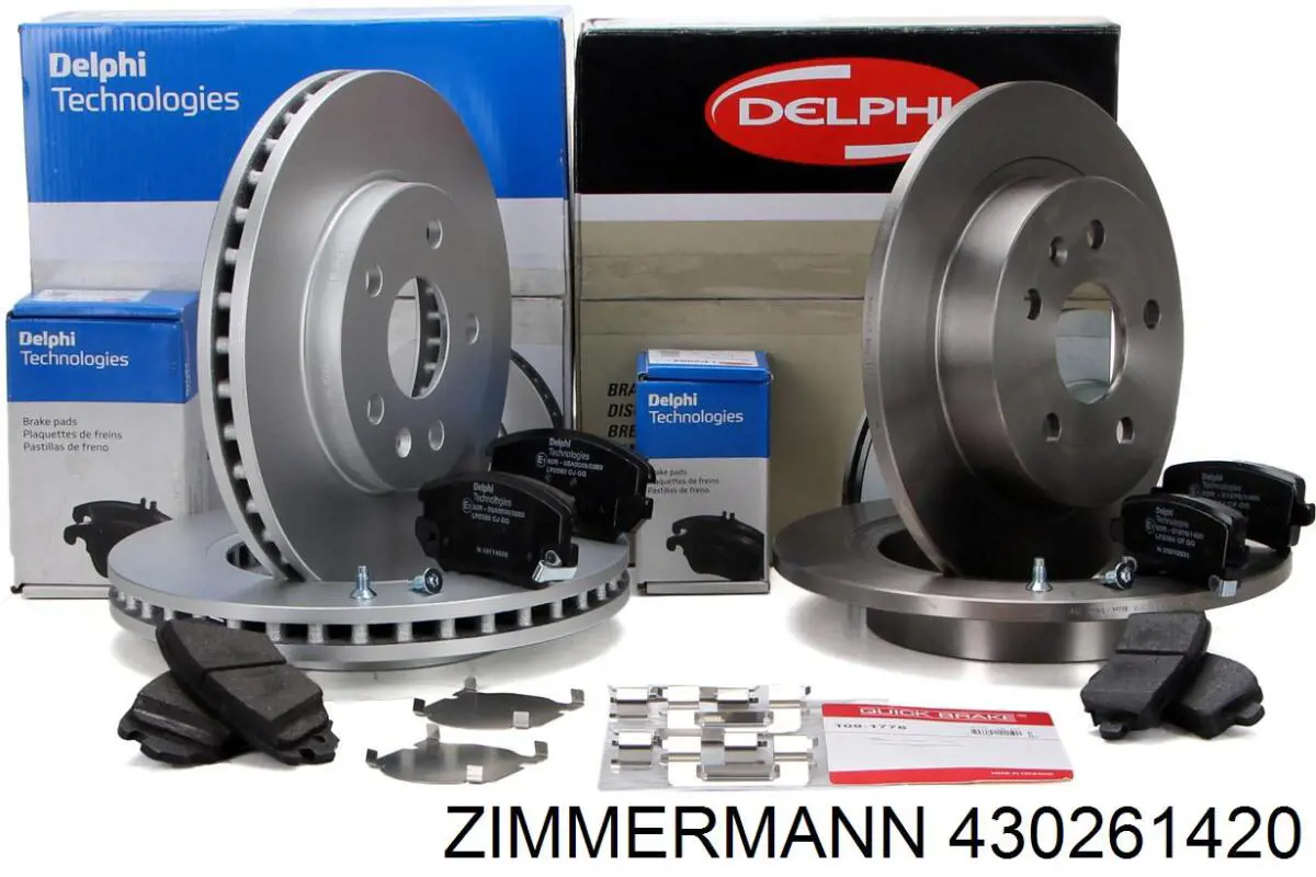 Диск переднього гальма Zimmermann 430261420 ціна, від 51.24 USD