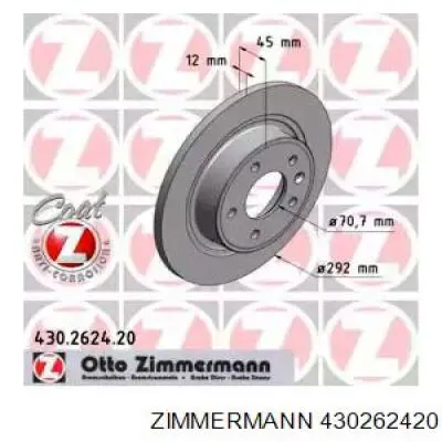 430262420 Zimmermann Дискові гальма