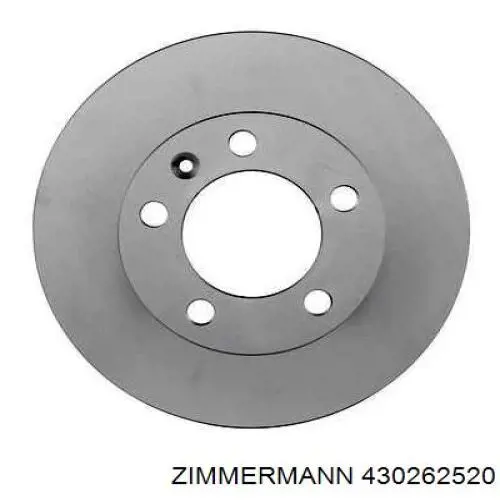 Диск переднього гальма Zimmermann 430262520 ціна, від 49.33 USD