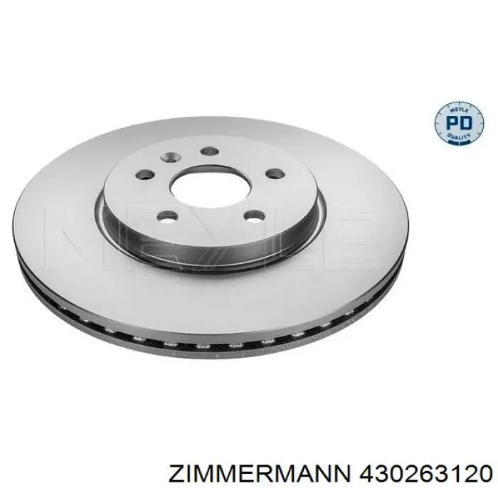 Гальмівні диски передні 430263120 Zimmermann