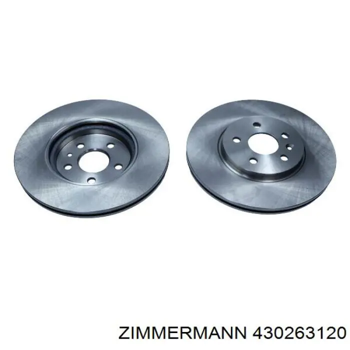 Диск гальмівний передній Zimmermann 430263120