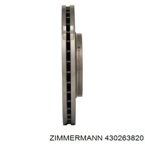 Диск гальмівний передній Zimmermann 430263820