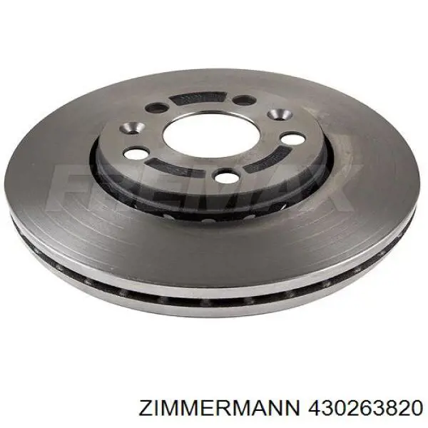 Диск переднього гальма Zimmermann 430263820 ціна, від 60.24 USD