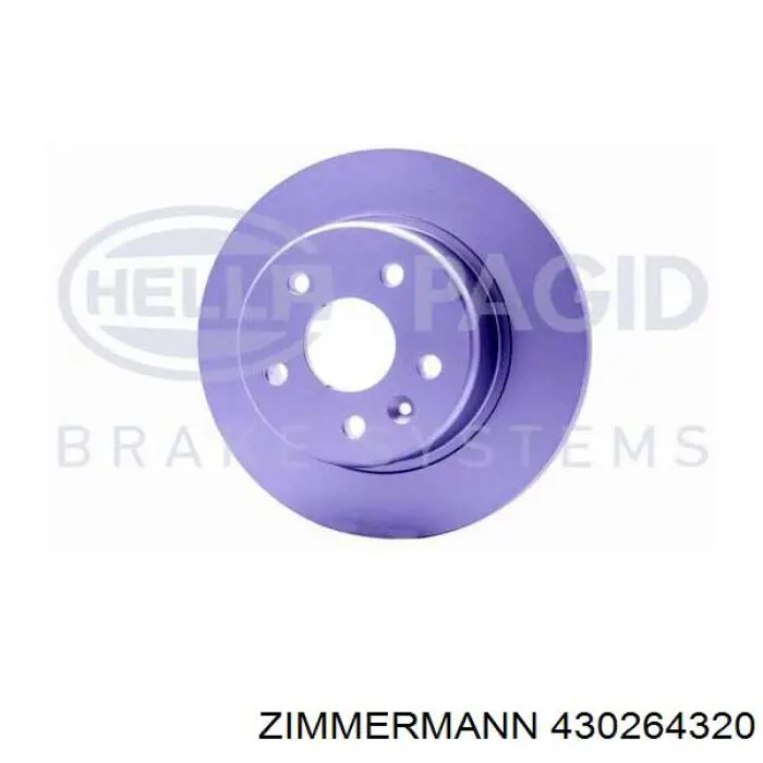 Купити 430264320 Zimmermann Диск заднього гальма