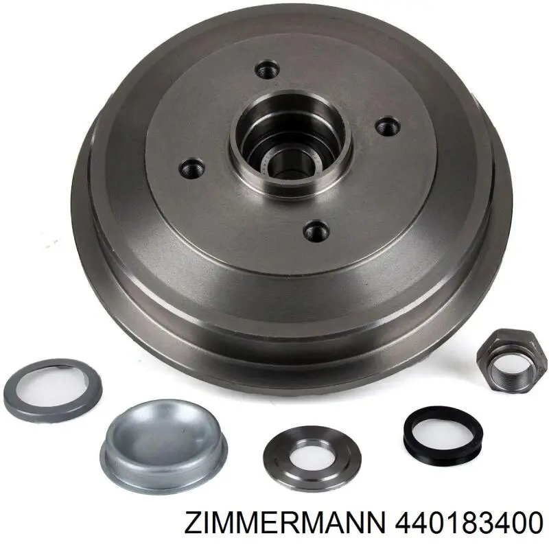 Купити 440183400 Zimmermann Барабан гальмівний задній