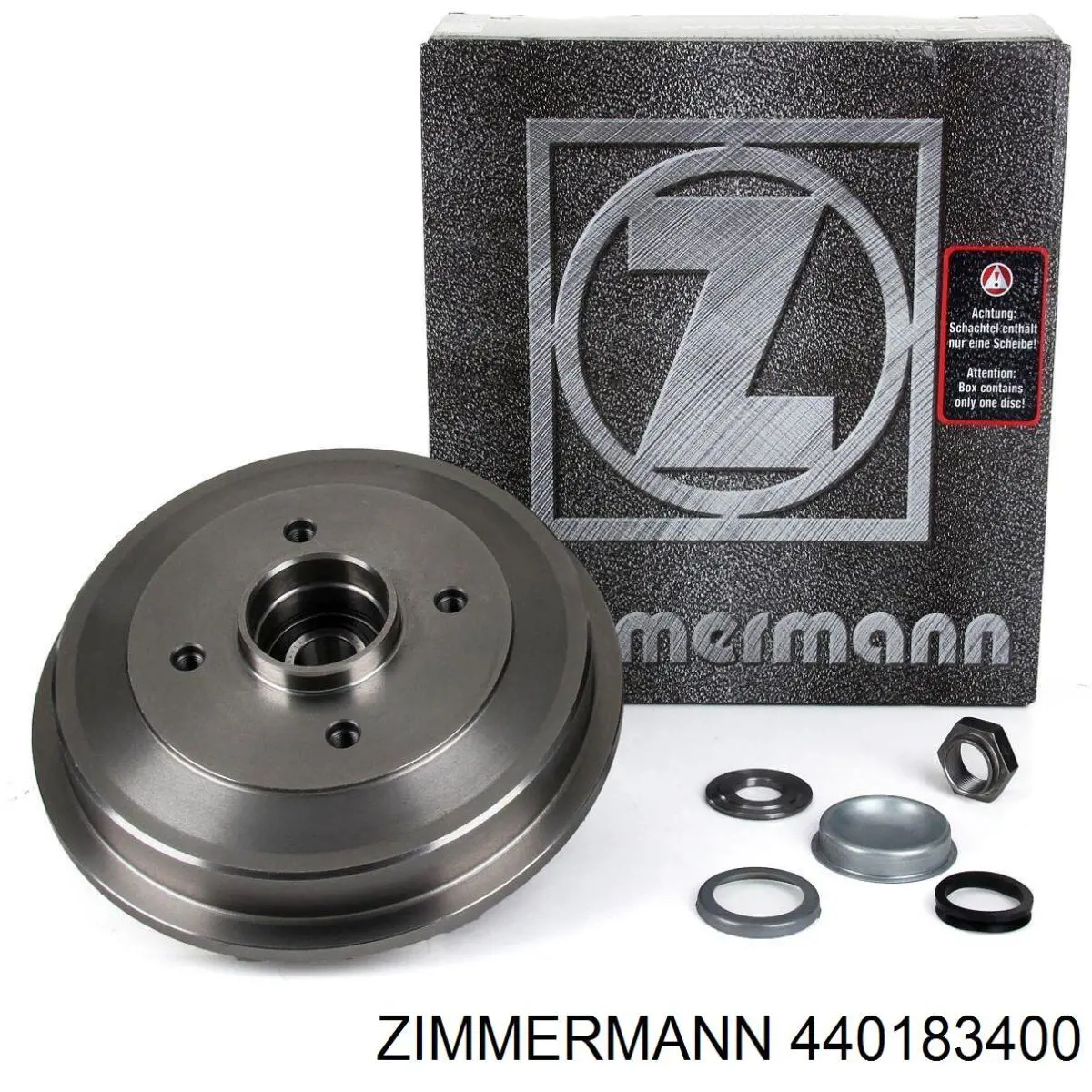 Барабан гальмівний задній Zimmermann 440183400 ціна, від 48.12 USD