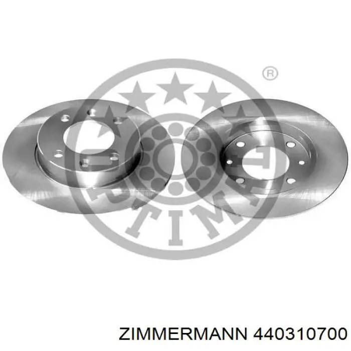 Купити 440310700 Zimmermann Диск заднього гальма