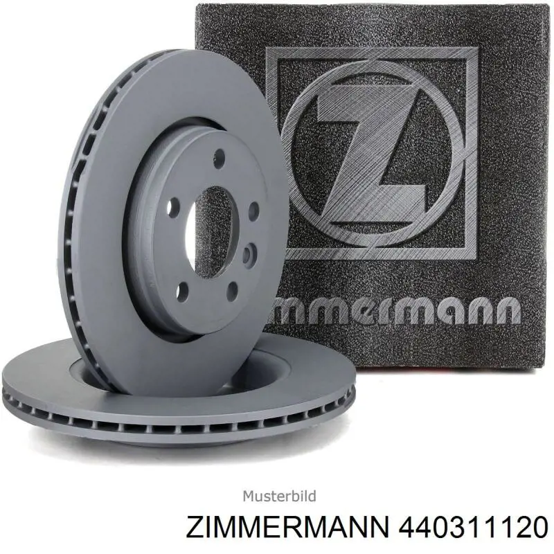 440311120 Zimmermann диск гальмівний передній