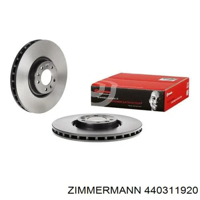 Гальмівні диски передні 440311920 Zimmermann