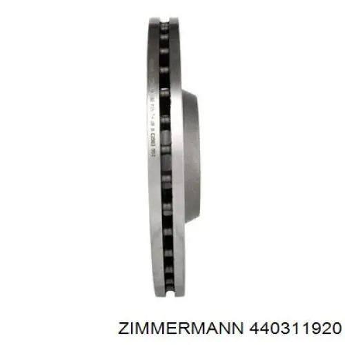 Диск переднього гальма Zimmermann 440311920 ціна, від 69.57 USD