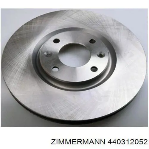 Диск переднього гальма Zimmermann 440312052 ціна, від 42.73 USD