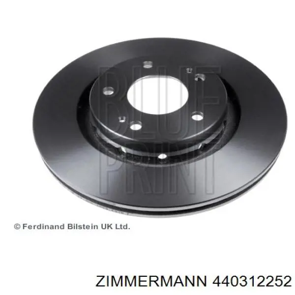 Гальмівні диски передні 440312252 Zimmermann