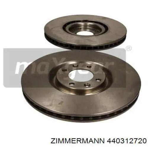 Гальмівні диски передні 440312720 Zimmermann