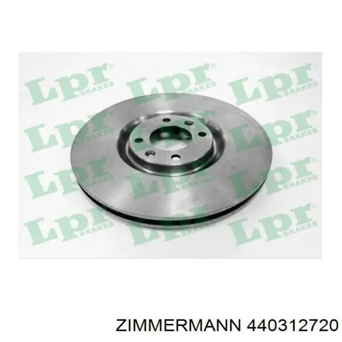 Диск переднього гальма Zimmermann 440312720 ціна, від 69.23 USD