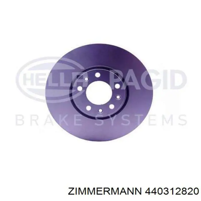 Гальмівні диски передні 440312820 Zimmermann