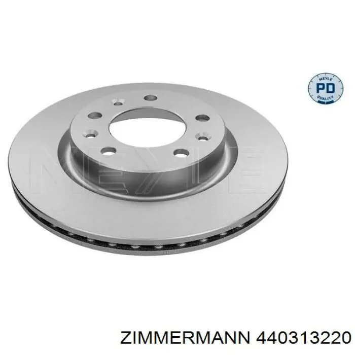 Гальмівні диски передні 440313220 Zimmermann