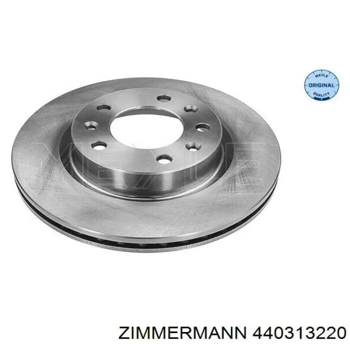 Диск гальмівний передній Zimmermann 440313220