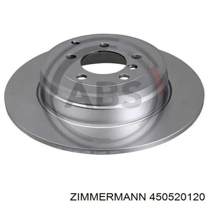 450520120 Zimmermann диск гальмівний задній