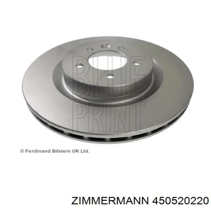450520220 Zimmermann Гальмо дискове переднє